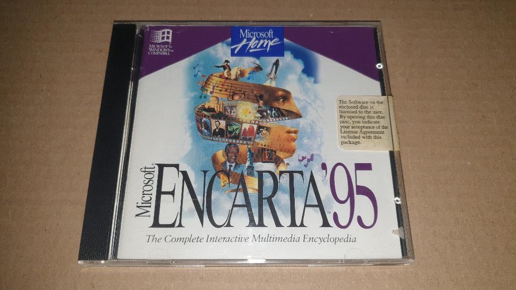 PC software Microsoft Encarta 95, Ophalen of Verzenden, Zo goed als nieuw, Overige typen, Windows