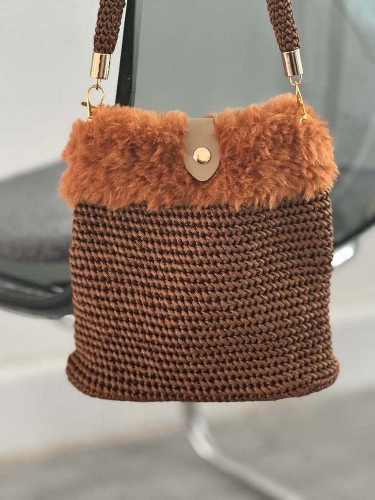 Handgemaakte gehaakte Tas, Ophalen of Verzenden, Nieuw