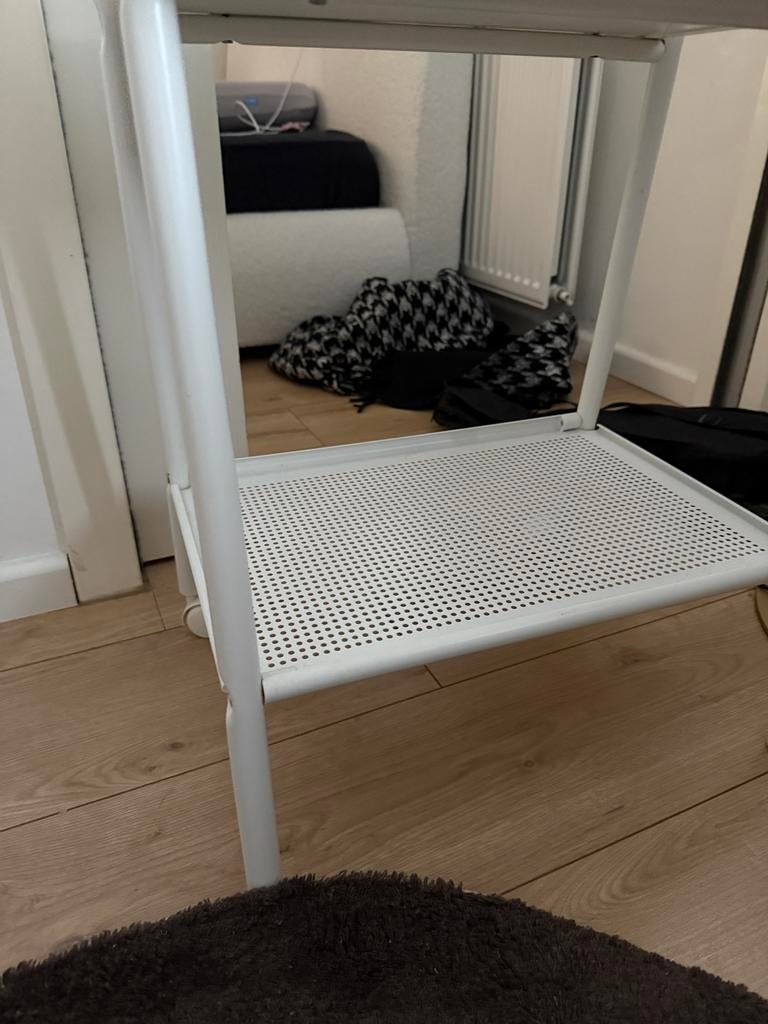 IKEA SETSKOG nachtkastje/bijzettafel - Ophalen, Ophalen, Minder dan 55 cm, Metaal of Aluminium, Zo goed als nieuw