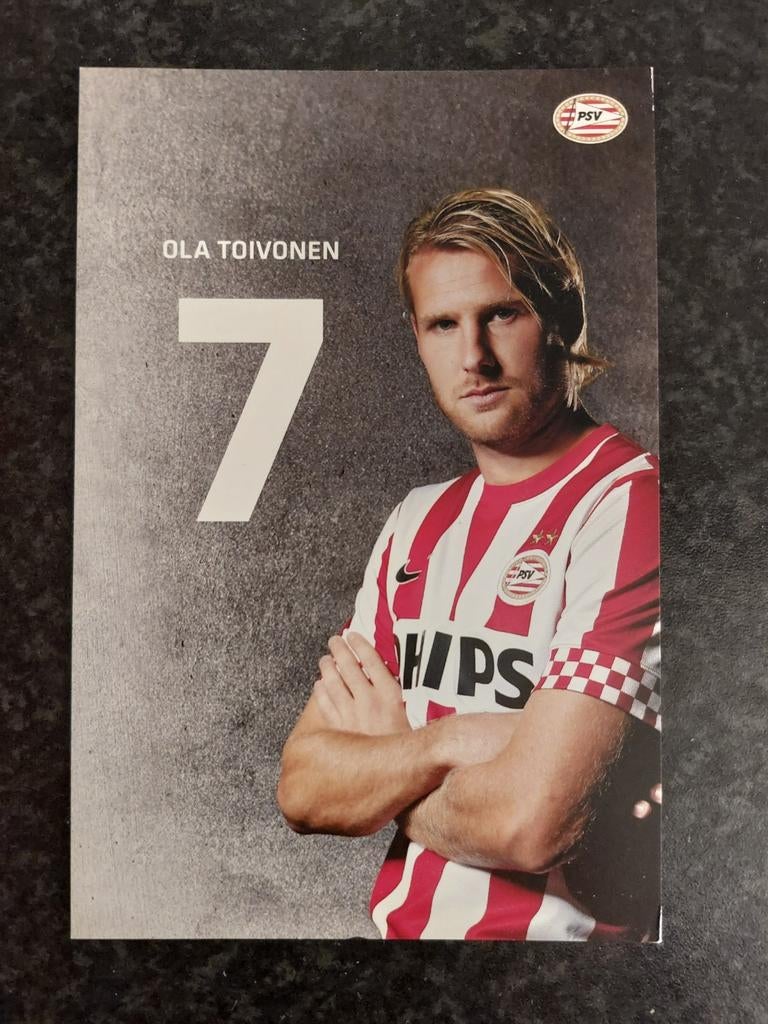 Ola Toivonen PSV fankaart - Seizoen 2012-2013, Verzamelen, Ophalen of Verzenden