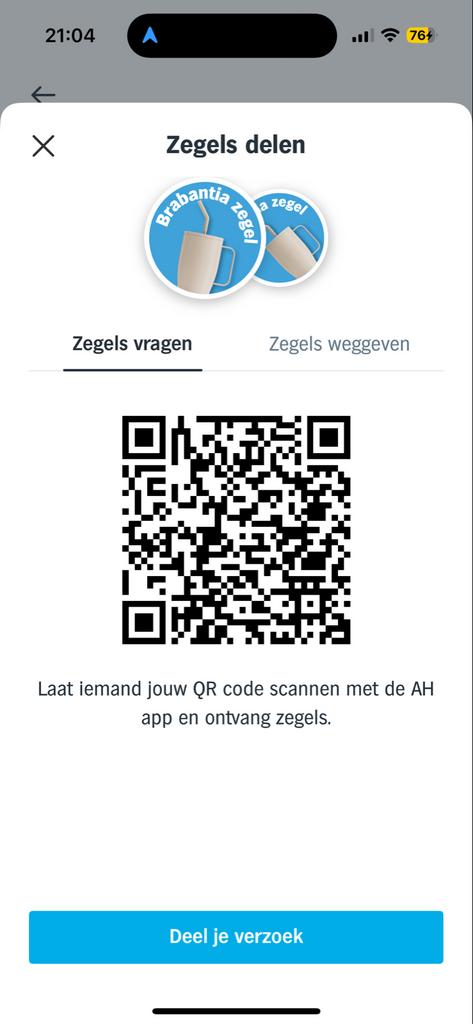 GEZOCHT: AH Brabantia spaarzegels, Ophalen of Verzenden, Nieuw