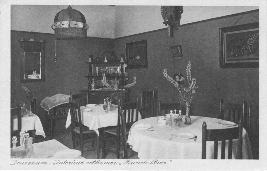 Leuvenum Interieur Eetkamer De Zwarte Boer, Verzenden, Ongelopen, Gelderland