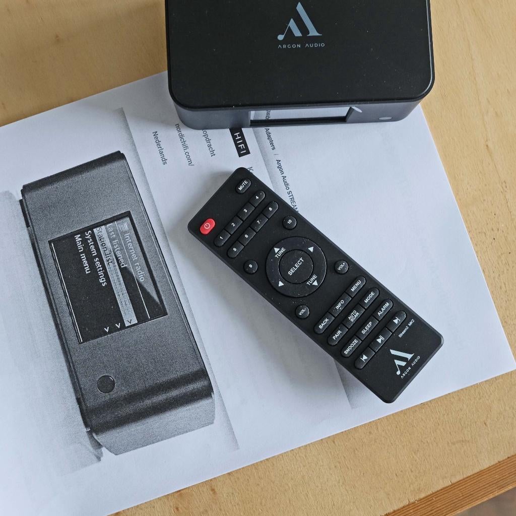Argon Stream 3 MK2 internet en radio speler, Audio, Tv en Foto, Ophalen of Verzenden, Zo goed als nieuw, Optische audio