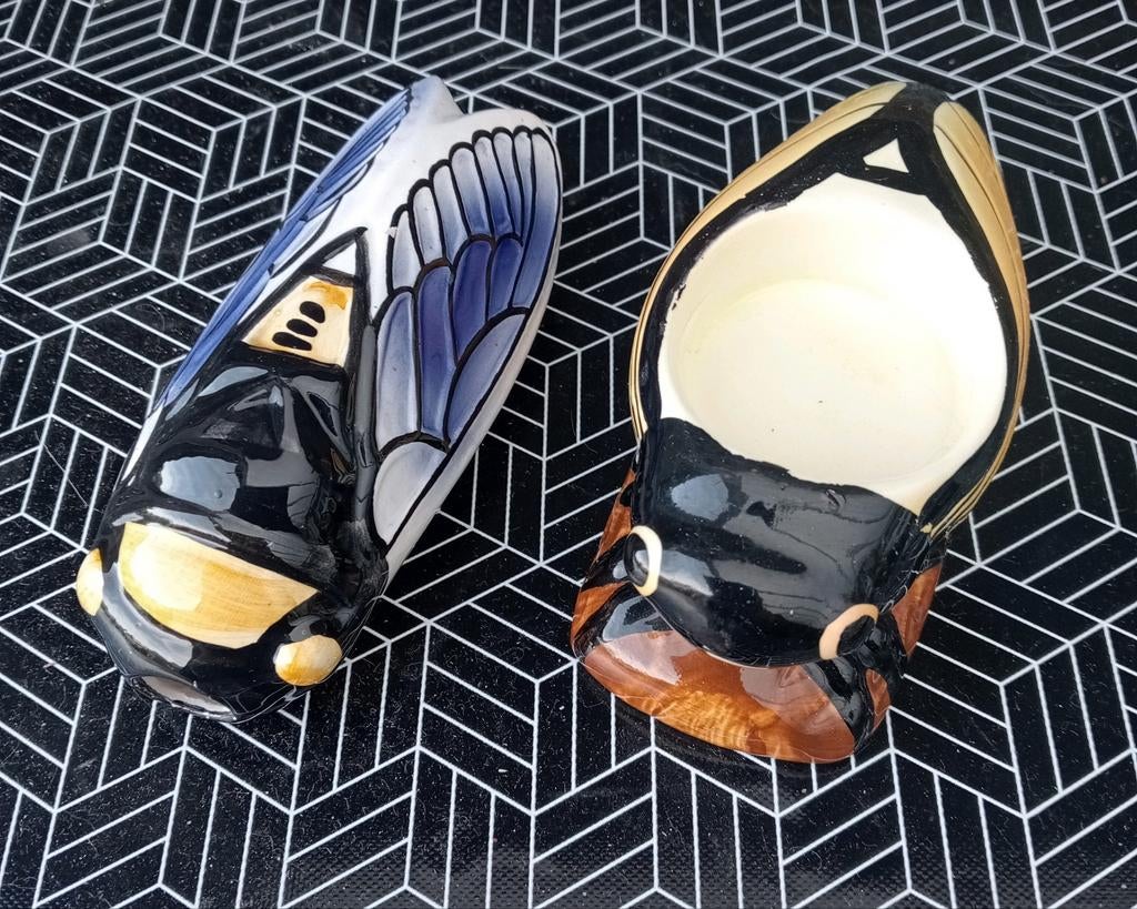 Set van 2 Keramische cicade, Antiek en Kunst, Ophalen