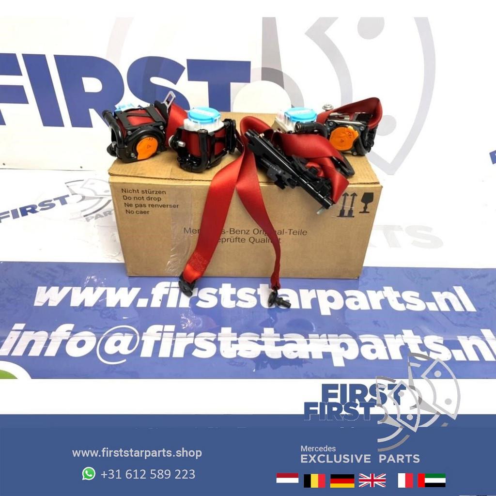 Rode 45 AMG Gordels Mercedes W176 A W117 CLA W156 GLA Klasse, Auto-onderdelen, Interieur en Bekleding, Mercedes-Benz, Gebruikt