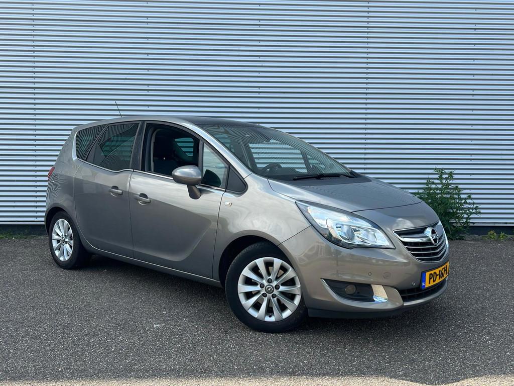 Opel Meriva 1.4 Turbo Cosmo / Navi / Cruise / Pano / Trekhaa, Auto's, Opel, Voorwielaandrijving, Gebruikt, 4 cilinders, Leder