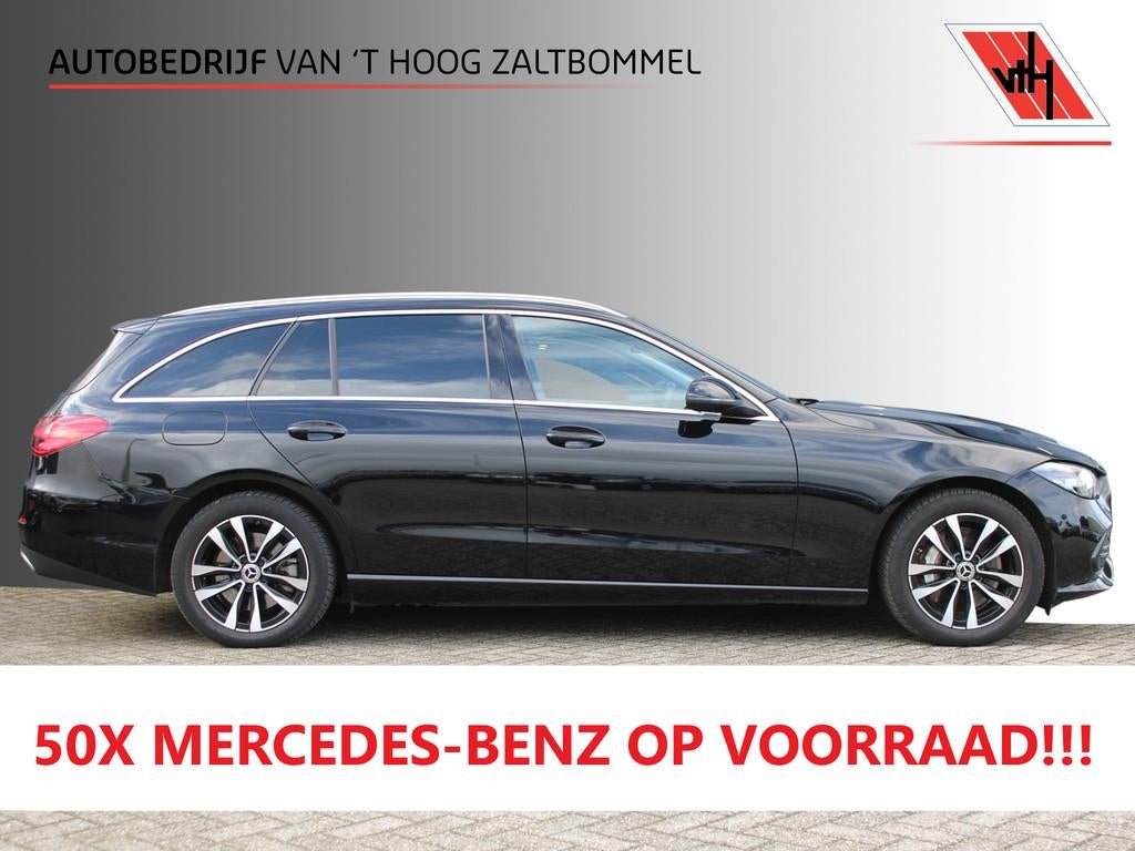 Mercedes-Benz C-Klasse Estate 300e Luxury Line DISTRONIC CAM, Automaat, Achterwielaandrijving, 4 cilinders, Zwart