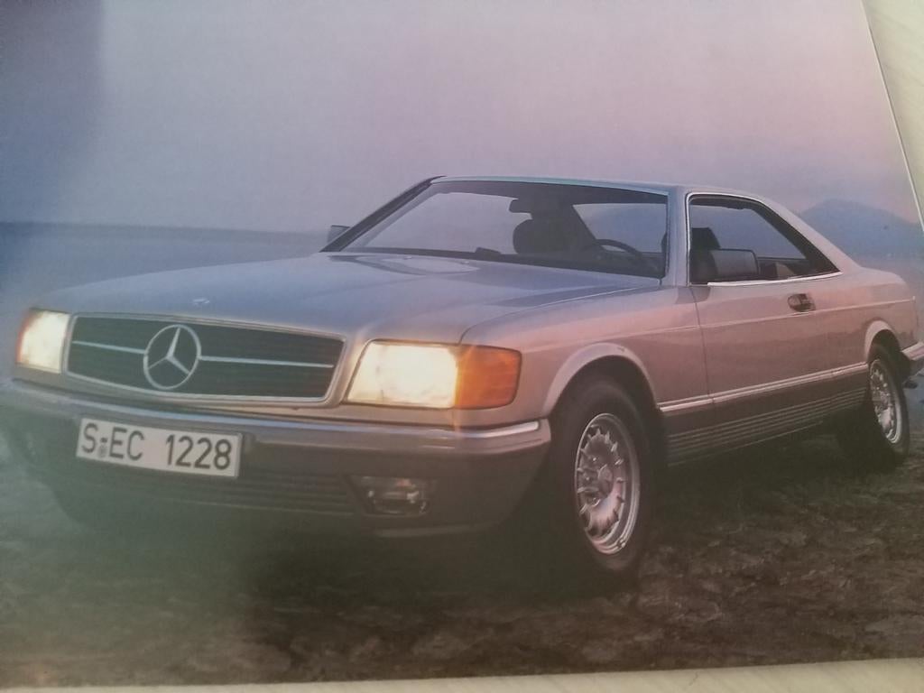 rond 1983 Mercedes S klasse w126 coupés 380 500 Nederlands, Ophalen of Verzenden, Zo goed als nieuw, Mercedes