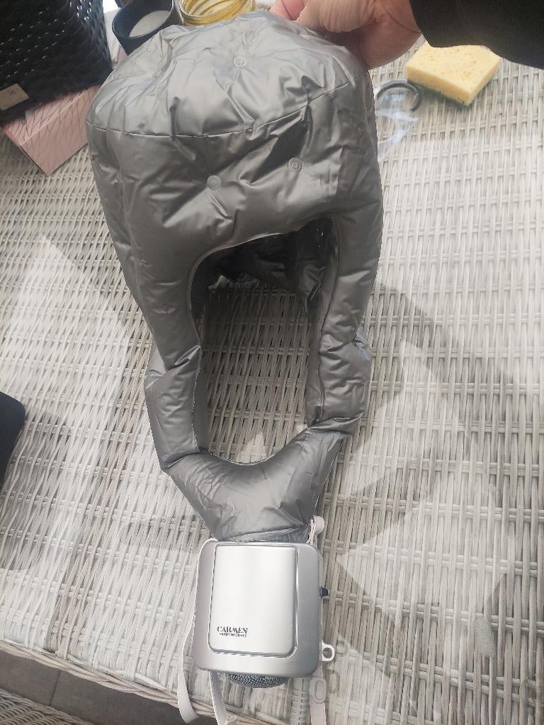 Carmen droogkap 2x gebruikt., Ophalen, Zo goed als nieuw, Föhn of Haardroger