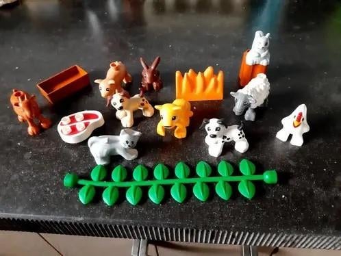 Lego / Duplo dieren met accessoires, Ophalen of Verzenden, Zo goed als nieuw, Duplo