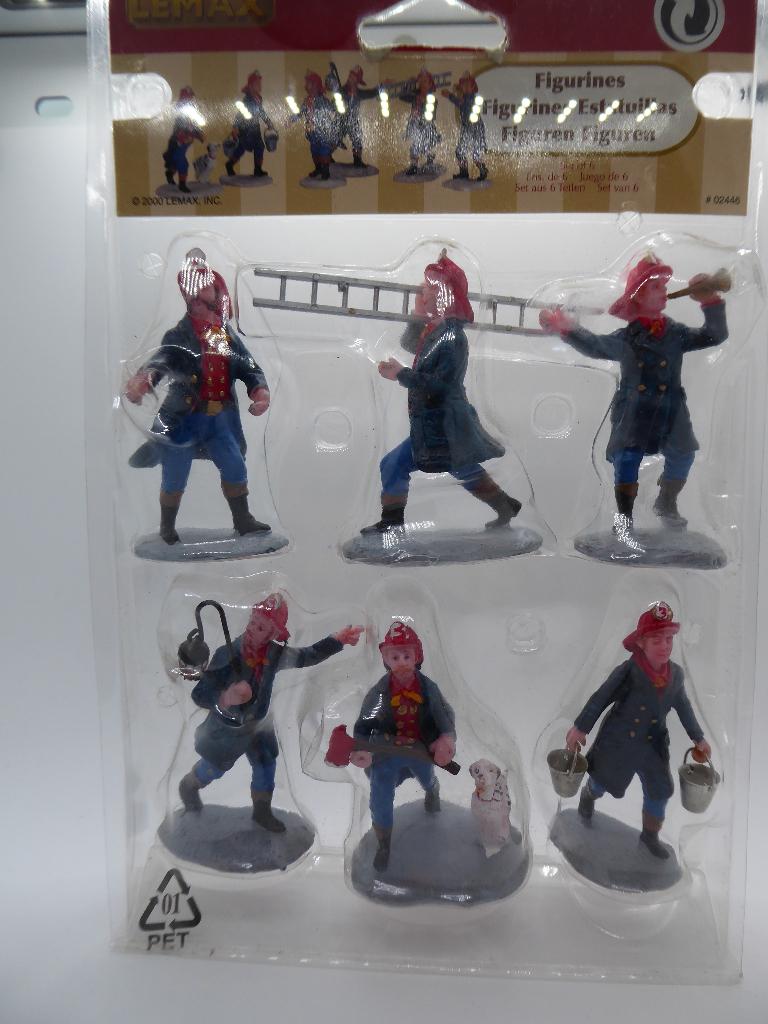 Lemax Items - Fireman - set of 6  -  Ik ruim op, Ophalen of Verzenden, Nieuw