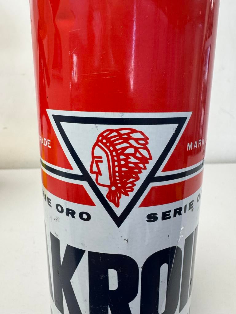 AKROIL zeldzaam olie blik, Verzamelen, Blikken, Ophalen, Gebruikt, Overige, Overige merken