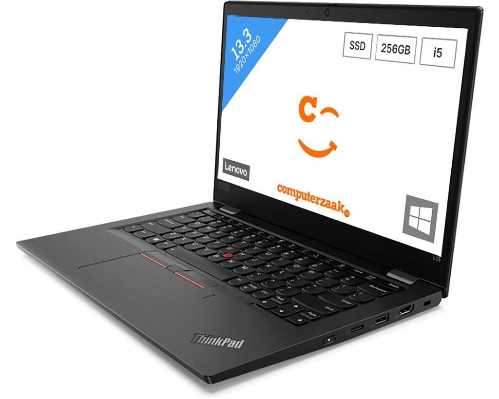 Lenovo ThinkPad L13 Gen 2/Intel Core i5 2.4GHz/8GB/256GB SSD, Lenovo Thinkpad, 256 GB, 2 tot 3 Ghz, Qwerty