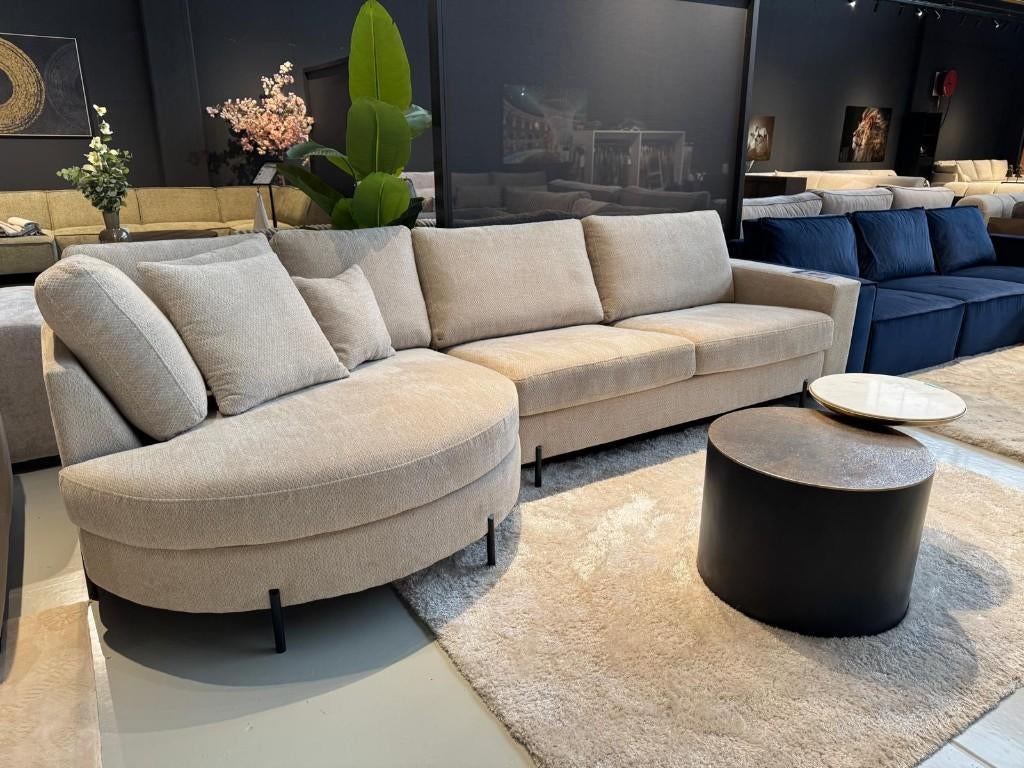 Direct ophalen | Velvet Teddy | Ronde eiland | Utrecht, Huis en Inrichting, Banken | Bankstellen, Ophalen, 4131 NH, Hoekbank, Nieuw