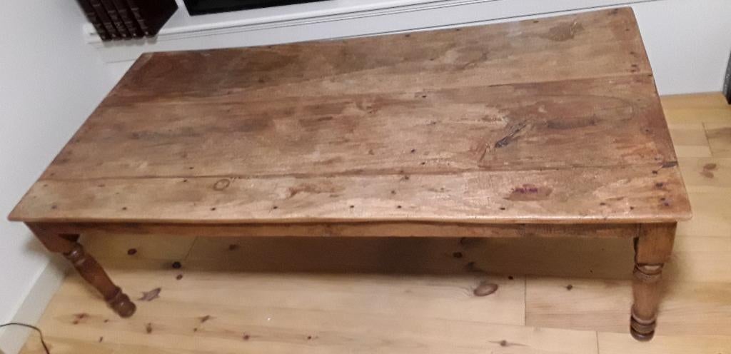 Robuuste Indiase tafel, Ophalen, Gebruikt, 100 tot 150 cm, 50 tot 75 cm