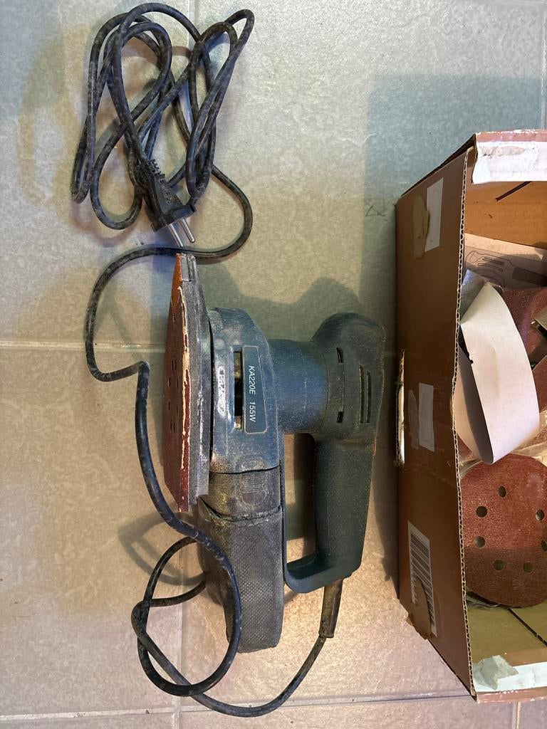 Black & Decker Vlakschuurmachine - Gebruikt, Ophalen of Verzenden, Gebruikt, Minder dan 600 watt, Vlakschuurmachine