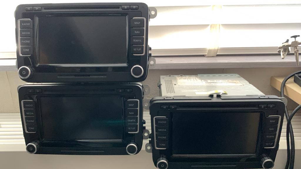 Skoda Rns 510 MIB PQ Autoradio scherm Defect fix vw seat, Ophalen of Verzenden, Nieuw