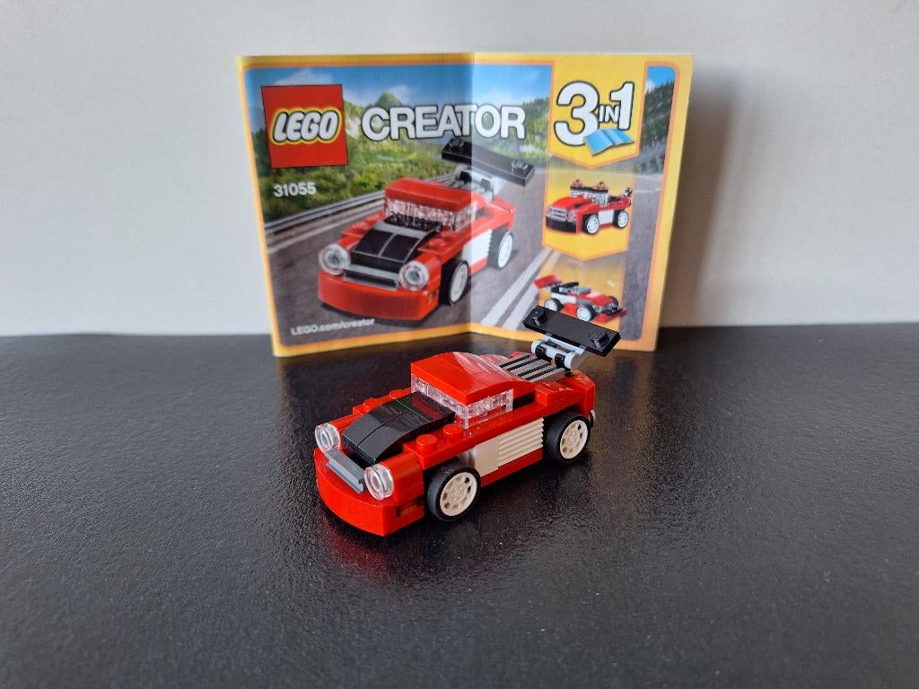 Lego 31055 Creator – Rode Racewagen (3in1), Ophalen of Verzenden, Zo goed als nieuw, Complete set, Lego
