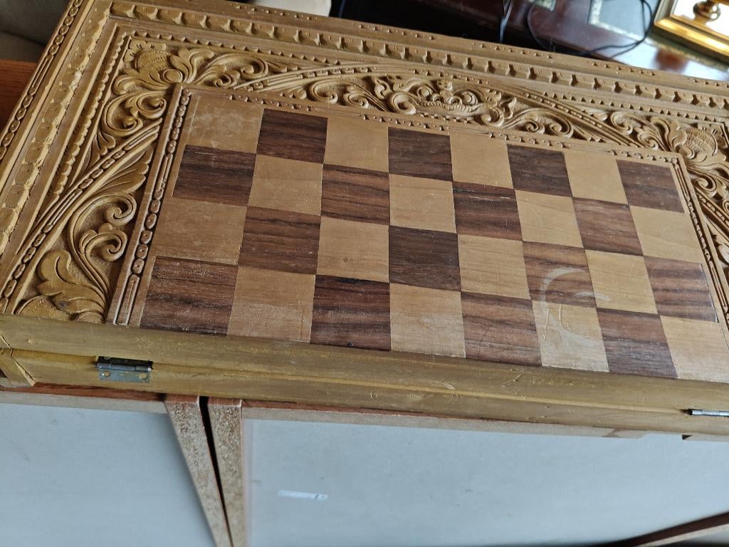 Schaakspel schaakbord Bali, Ophalen of Verzenden