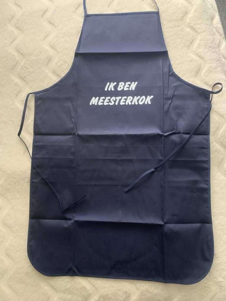 Heren schort meester Kok nieuw, Ophalen of Verzenden, Nieuw, Schort