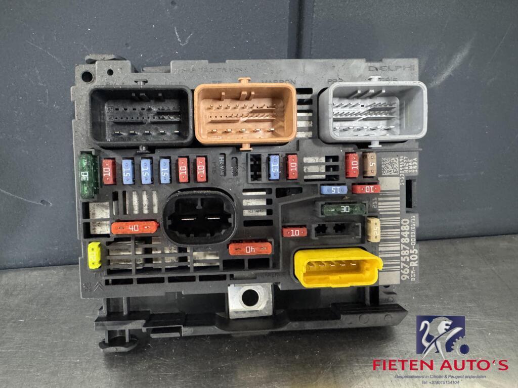 Zekeringkast BSM R05 Citroën Peugeot 9675878480 Delphi, Auto-onderdelen, Gebruikt, Citroën, Ophalen of Verzenden, Citroen