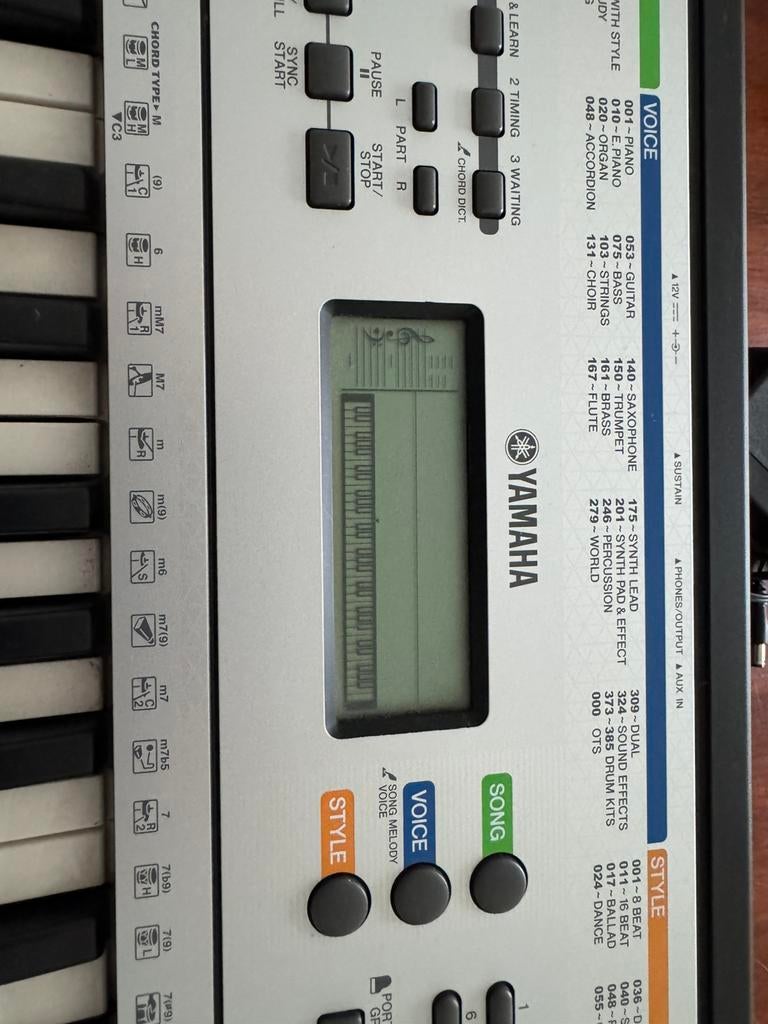 Yamaha YPT-255 keyboard - perfect voor beginners, Muziek en Instrumenten, Keyboards, Ophalen, Zo goed als nieuw, 61 toetsen, Yamaha