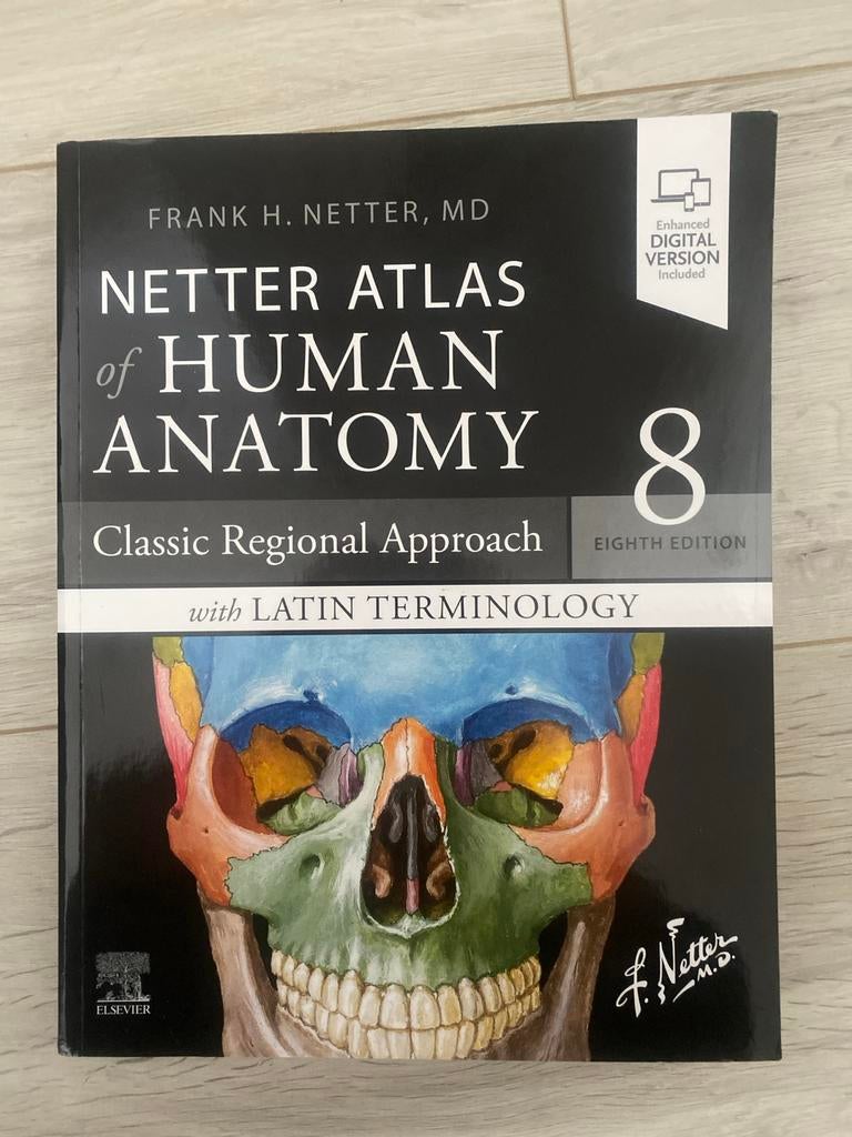 Netter Atlas of Human Anatomy – 8e editie – Frank H. Netter, Ophalen of Verzenden, Beta, Zo goed als nieuw, HBO