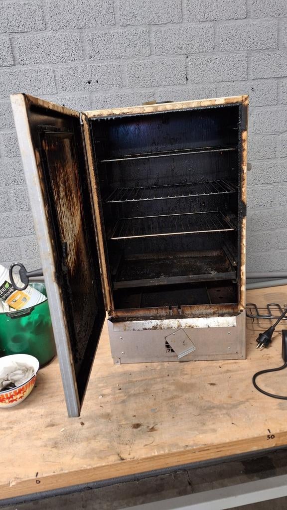 Rookoven met Accessoires en electriche spiraal., Ophalen, Gebruikt, Onbekend