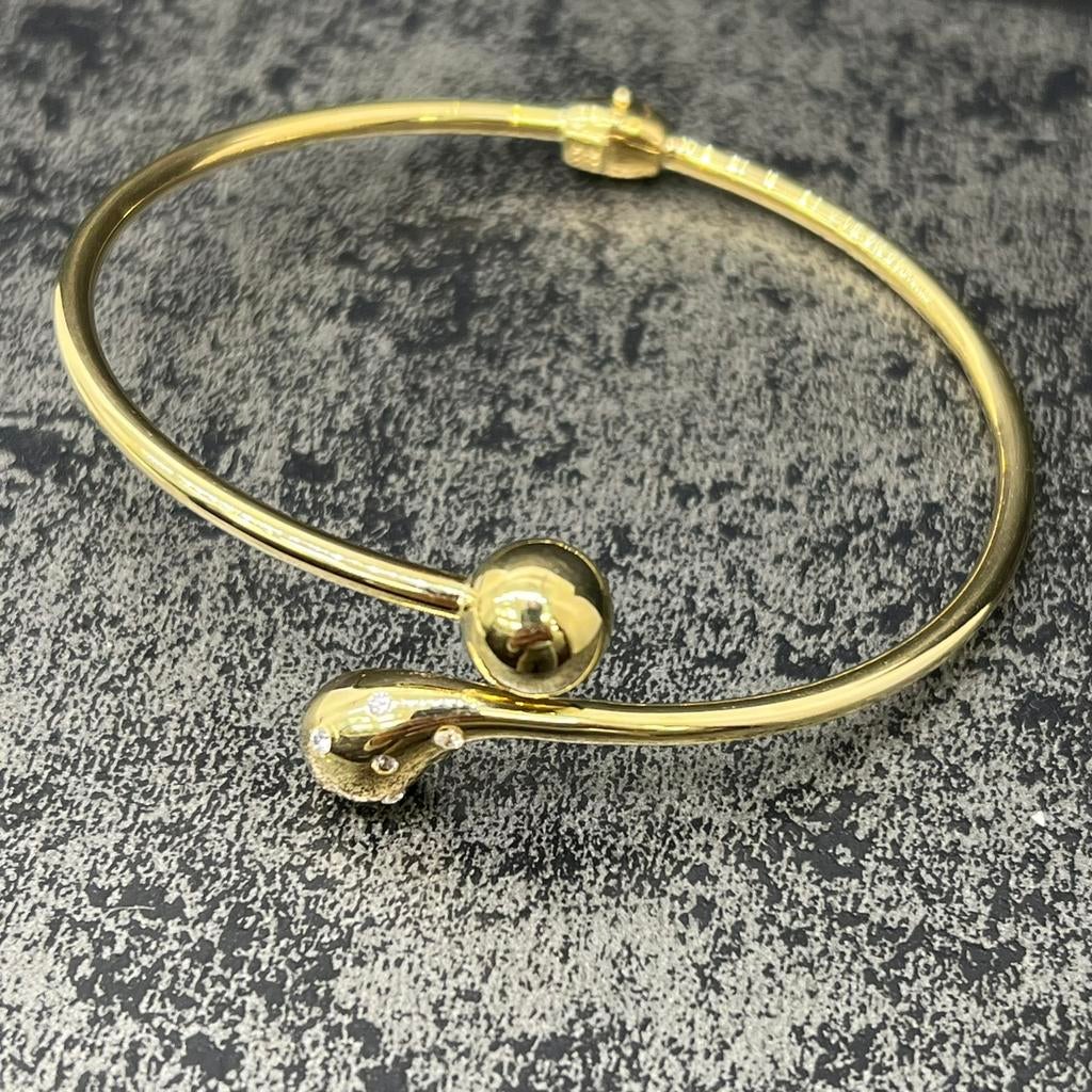 14 karaat gouden armband prachtig boei model, Sieraden, Tassen en Uiterlijk, Armbanden, Nieuw, Goud, Ophalen of Verzenden