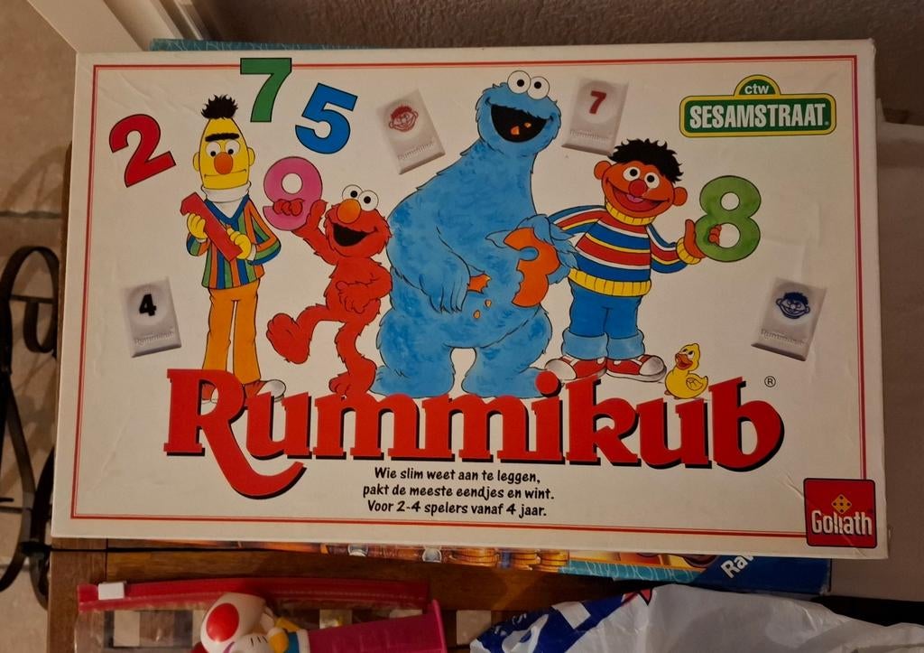 Sesamstraat Rummikub, Ophalen of Verzenden, Zo goed als nieuw