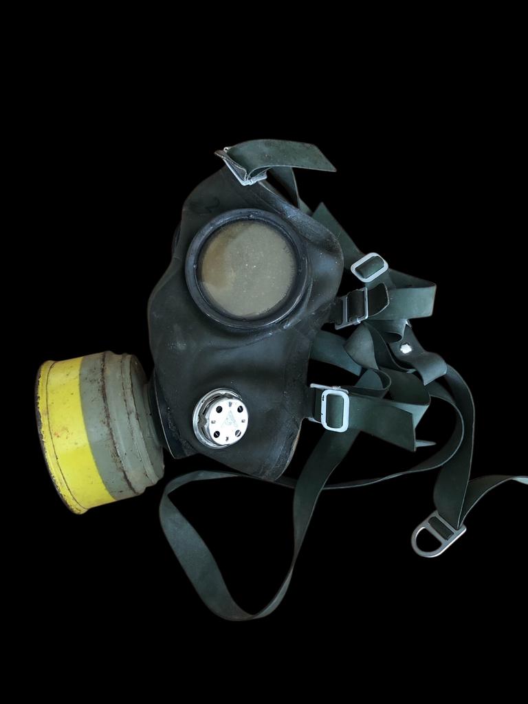 WW2 Auer gasmasker, Verzamelen, Ophalen of Verzenden, Duitsland, Embleem of Badge