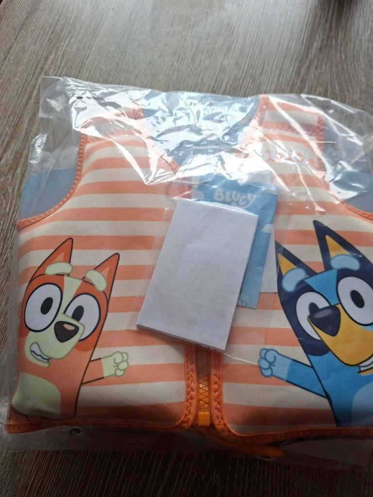 Zwemvest 1 tot 2 jaar Bluey, Jongen of Meisje, One size, Nieuw, Ophalen of Verzenden