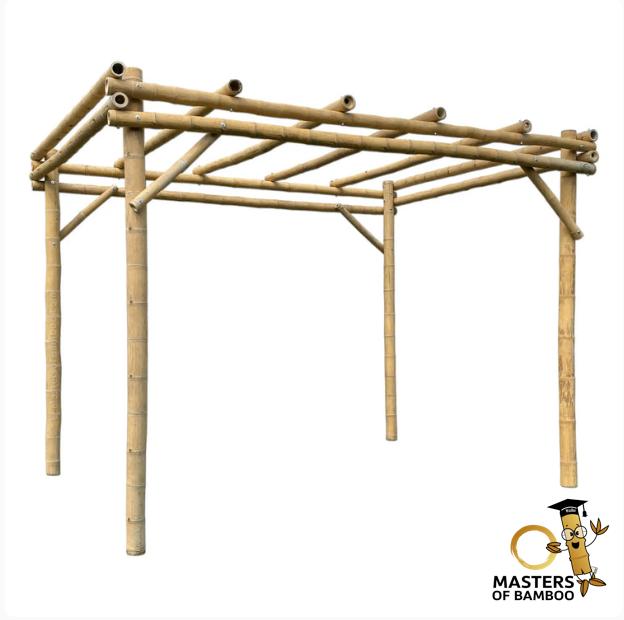 Bamboe Pergola meer dan 50 verschillende maten, Ophalen of Verzenden, Nieuw, Tuinpaviljoen