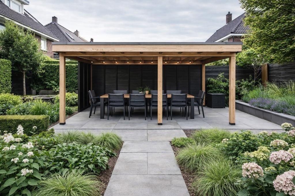 Douglas constructie compleet bouwpakket., Doe-het-zelf en Verbouw, Platen en Panelen, Verzenden, Nieuw, Hout