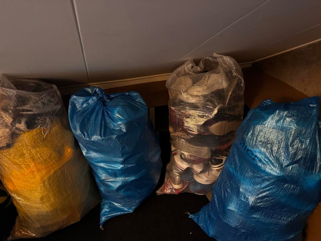 Partij schoenen verschillende maten, Ophalen, Gedragen, Overige kleuren, Overige typen