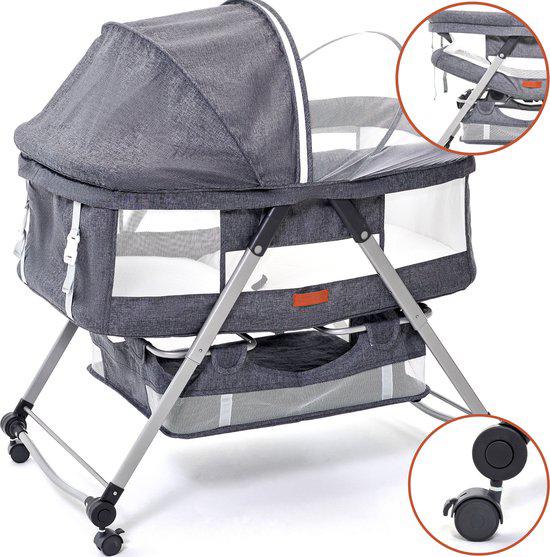 Co sleeper / Opvouwbare wieg (ZONDER KAP), Kinderen en Baby's, Babywiegjes en Ledikanten, Ophalen, Zo goed als nieuw, Wieg