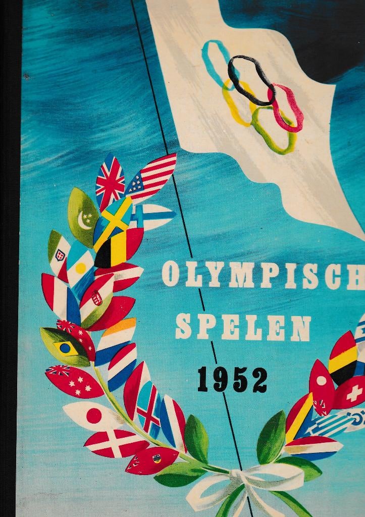 Olympische Spelen 1952, Boeken, Prentenboeken en Plaatjesalbums, Verzenden, Gelezen