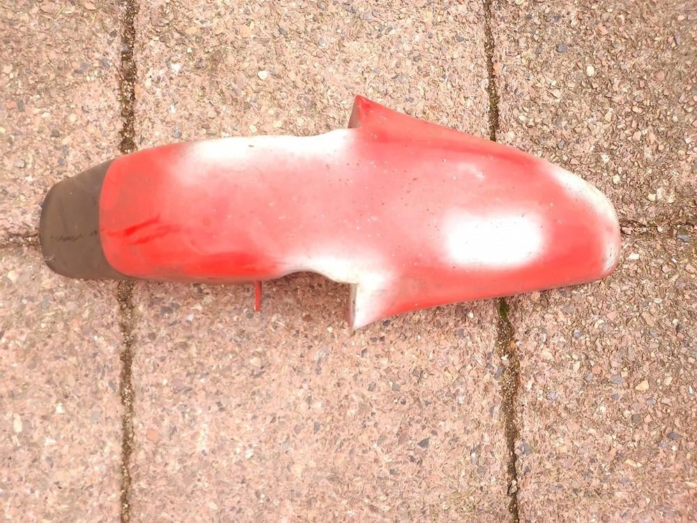 Honda XL600V Transalp Voorspatbord rood XL 600 650 V, Motoren, Verzenden