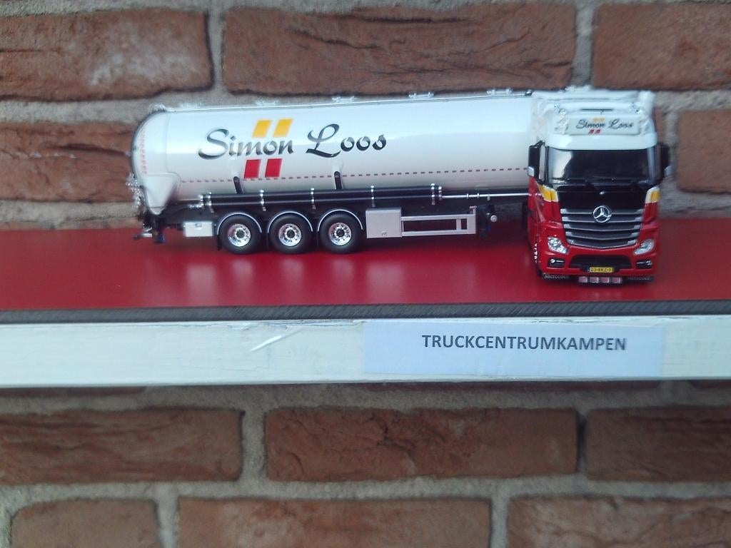 Tekno  Mercedes  Longline  van  Simon  Loos., Ophalen of Verzenden, Nieuw, Bus of Vrachtwagen, Tekno