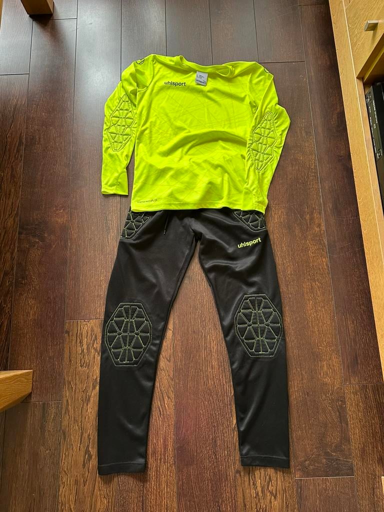 Keepers tenue van uhlsport, Ophalen of Verzenden, Zo goed als nieuw, Jongen of Meisje, Sport- of Zwemkleding