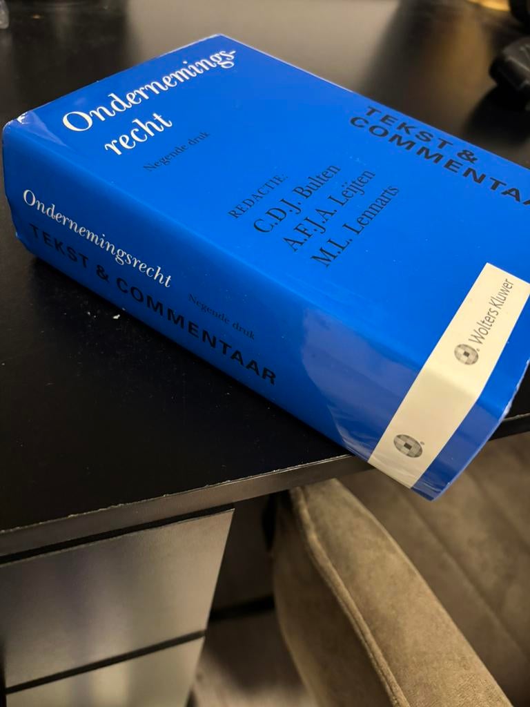 Ondernemingsrecht tekst en commentaar, Boeken, Studieboeken en Cursussen, Ophalen of Verzenden, Beta, HBO