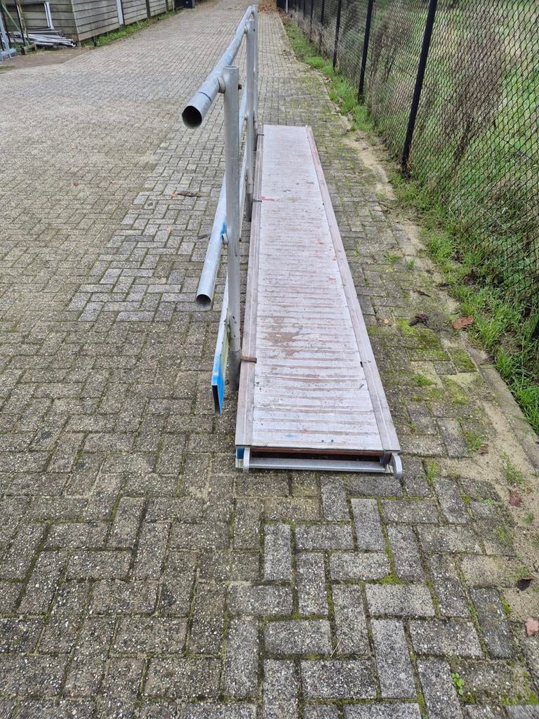 Loopbrug platform aluminium rolsteiger loopbruggen, Ophalen, Rolsteiger of Kamersteiger, 5 meter of hoger