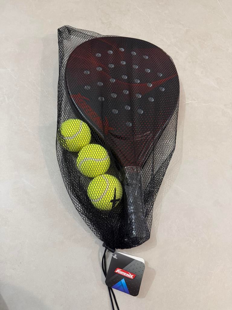 Padellen set - racket en ballen, Ophalen of Verzenden, Nieuw, Padelracket
