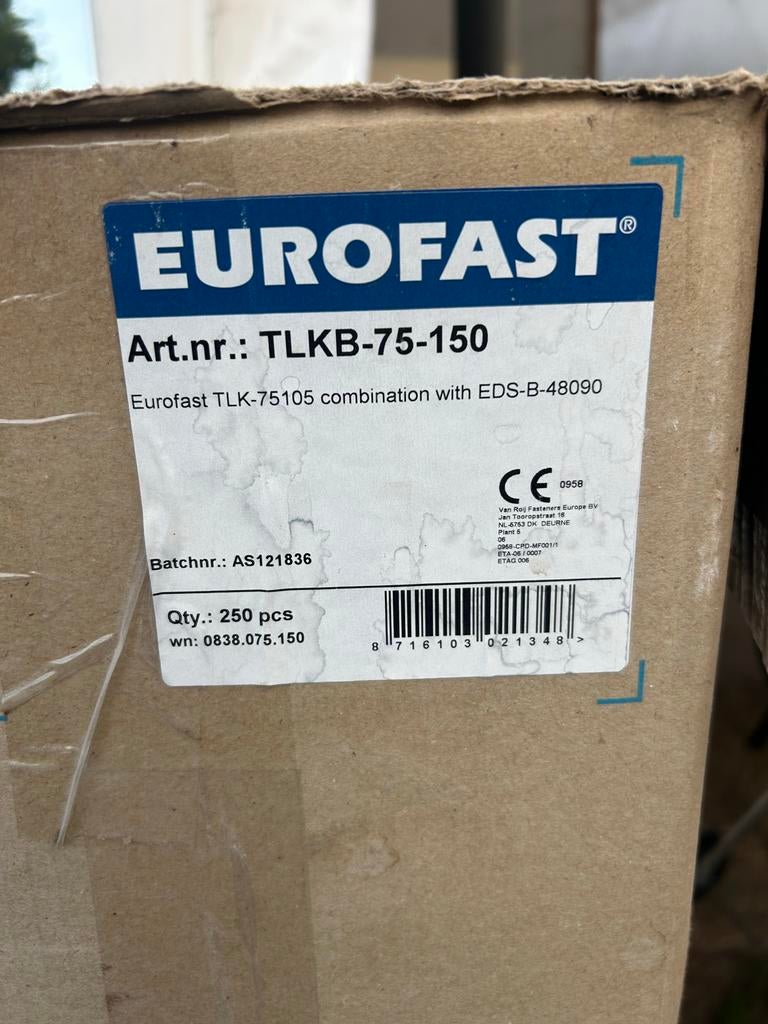 Drukverdeelplaat TLKB-75-150 Eurofast, Doe-het-zelf en Verbouw, IJzerwaren en Bevestigingsmiddelen, Ophalen, Zo goed als nieuw