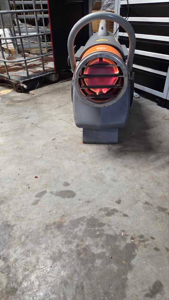 Hetelucht kanon goed werkend, Ophalen