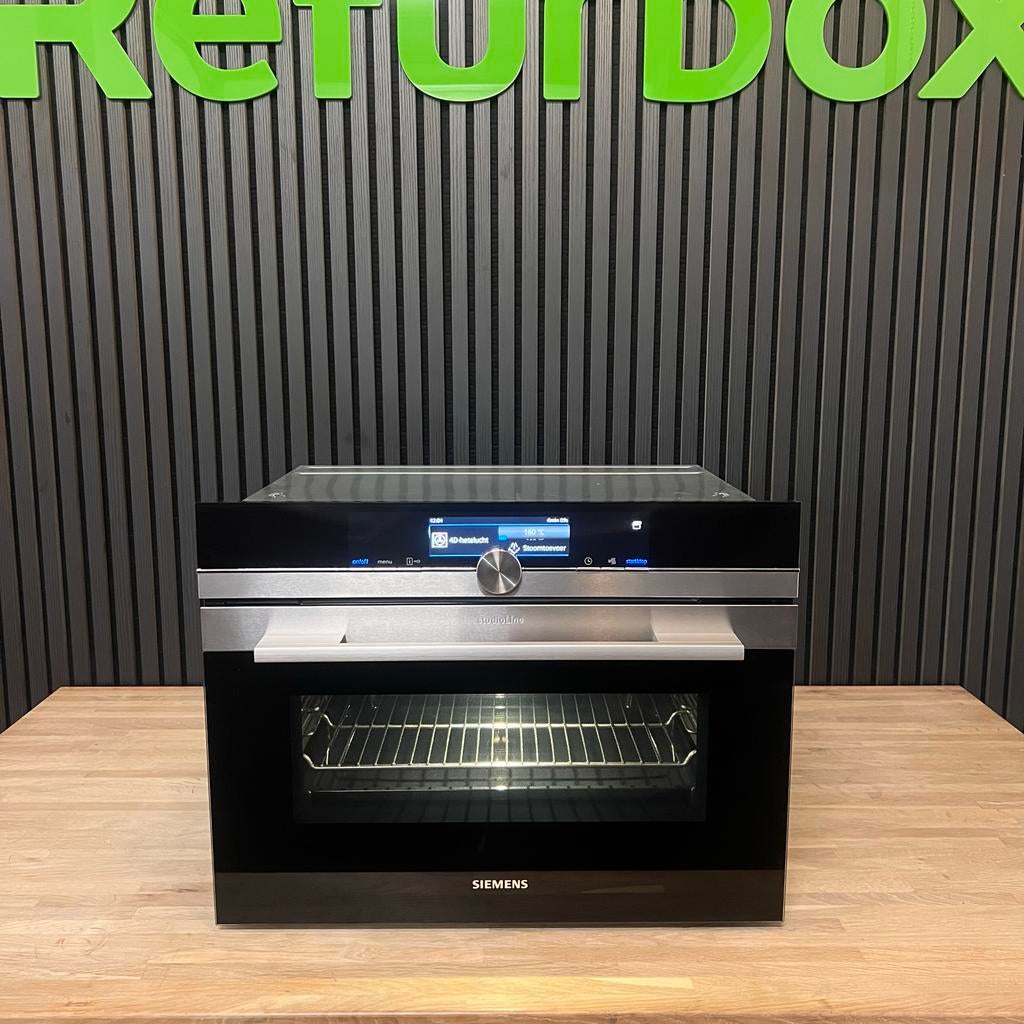 Siemens IQ700 StudioLine inbouw combi stoomoven XL Display, Witgoed en Apparatuur, Ovens, Ophalen, Hete lucht, Siemens, Refurbished