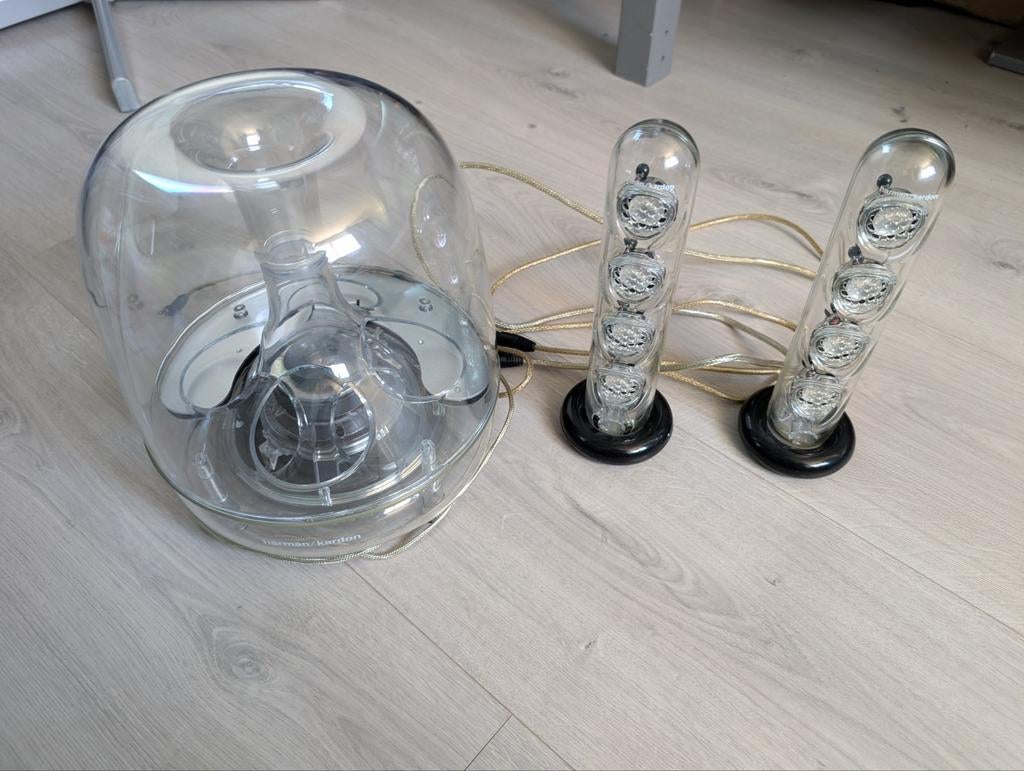 Harman Kardon SoundSticks I –  USB-versie, Zo goed als nieuw, Minder dan 60 watt, Front, Rear of Stereo speakers, Ophalen