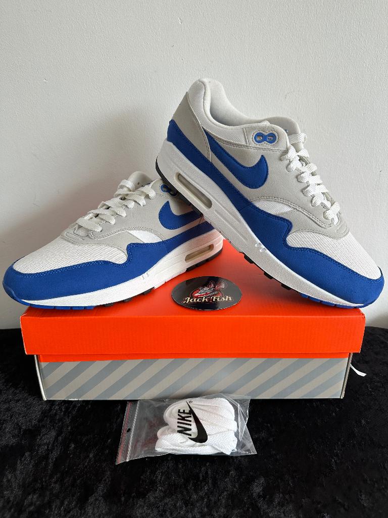 Nike air Max 1 Anniversary Royal Blue - size 42, Overige kleuren, Nike, Nieuw, Ophalen of Verzenden
