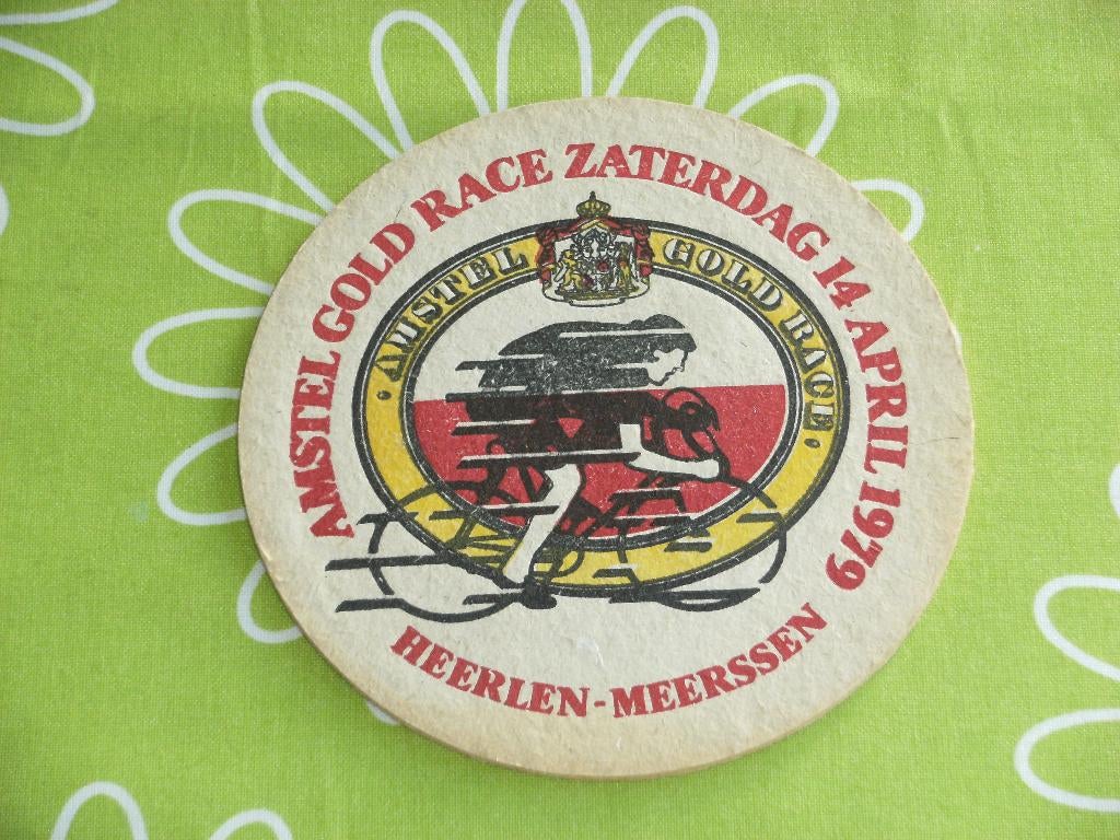 Amstel Gold race bierviltje 1979, Verzamelen, Ophalen of Verzenden, Gebruikt