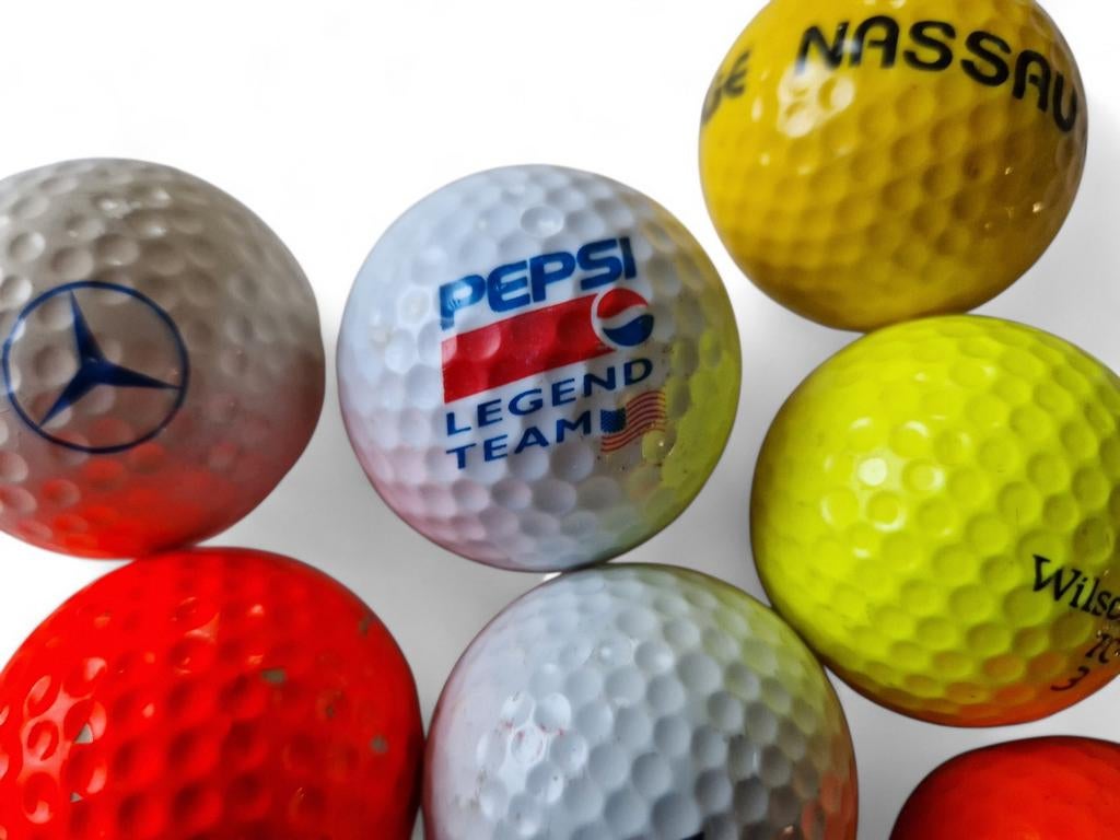 10 lake golfballen relatiegeschenk oa Pepsi en Mercedes, Ophalen of Verzenden, Bal(len)